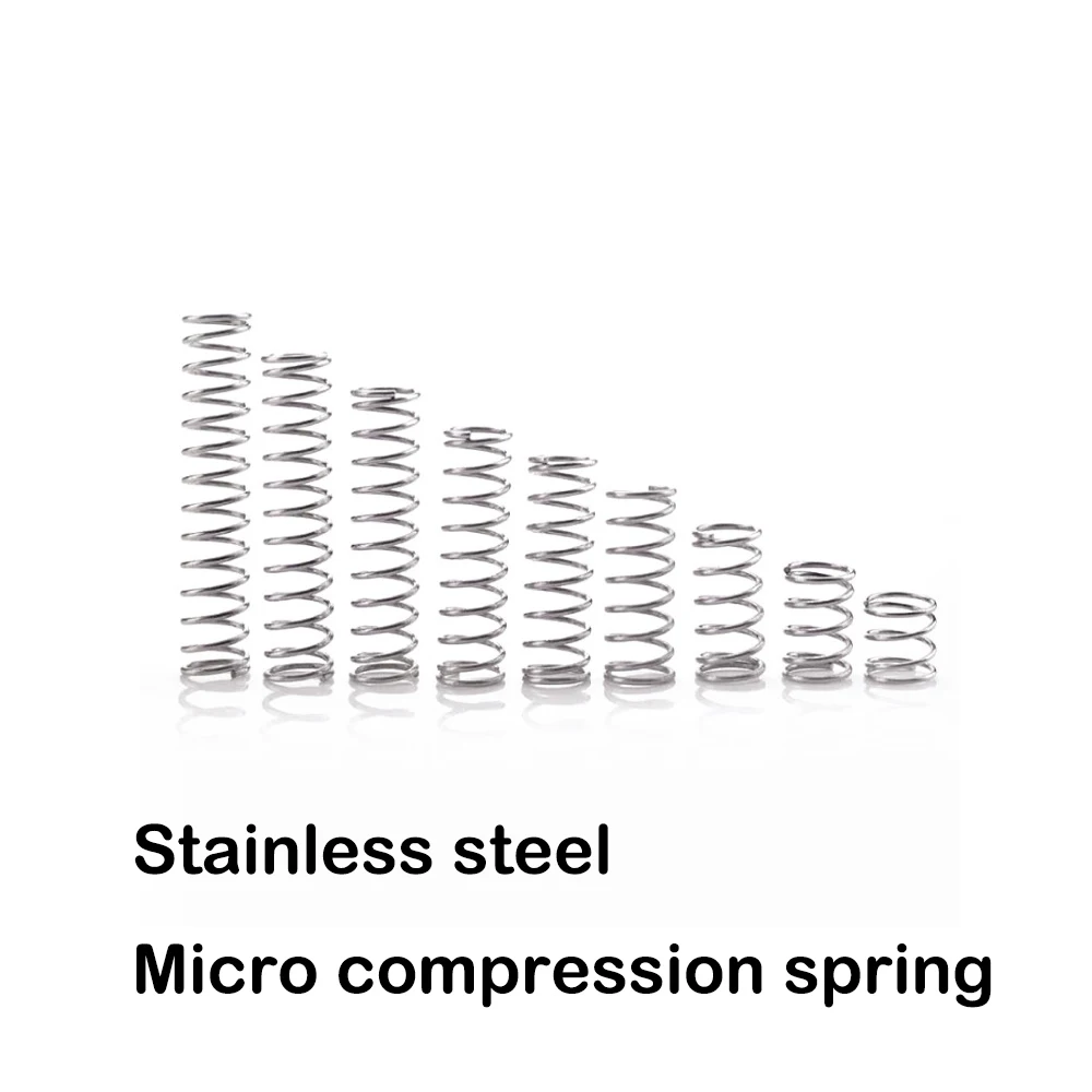 20 шт. компрессионная пружина диаметр проволоки 0 5 мм наружный нержавеющая сталь