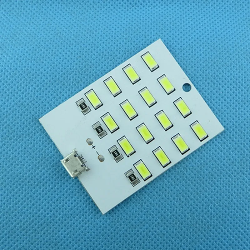 

16 Lamp Beads LED Lighting Board USB Mobile Stand Emergency Night Aluminum Substrate