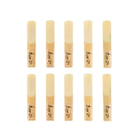 10pcs wooden beating reeds for clarinet yellow fit for for a wide variety of playing situations