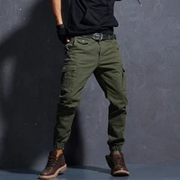 mens cargo pants large size flexible tactical harem pants military trousers hip hop pants streetwear sweat pants 2021