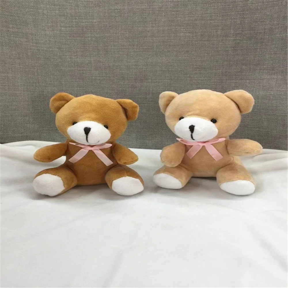 2 цвета качественная плюшевая игрушка-медведь 15 см-Детская игрушка-кукла |