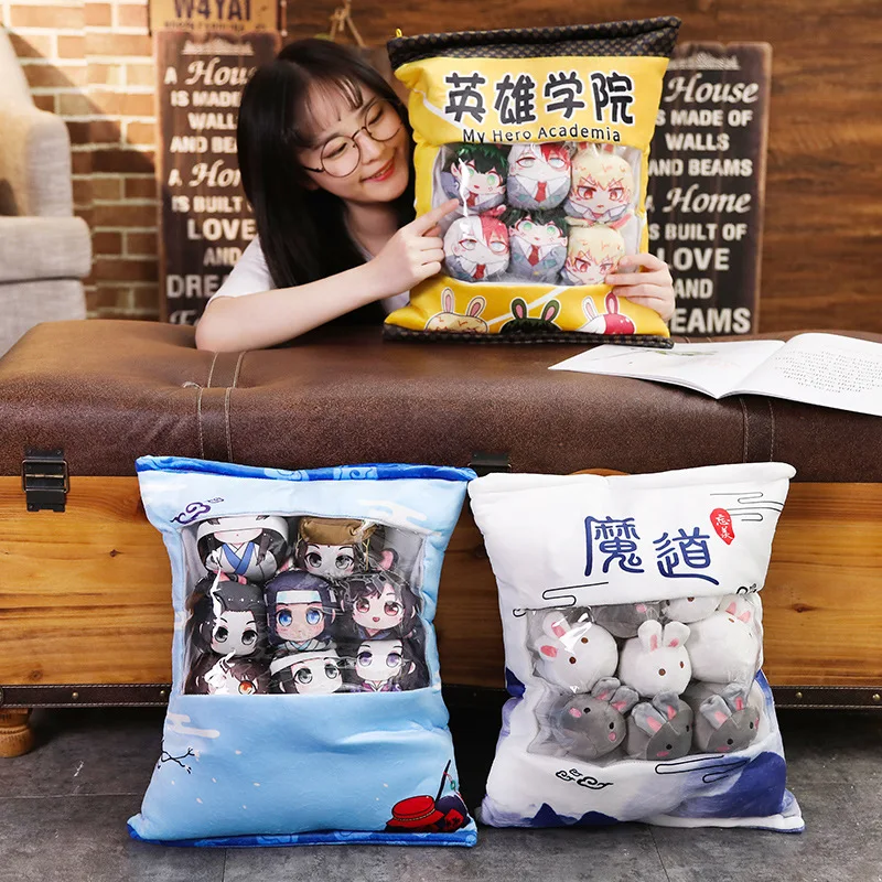 

Demon Slayer Blade Kimetsu No Yaiba My Hero Academia Mo Dao Zu Shi Anime Manga Cartoon Pillow Doll Stuffed Plush Toys Gift