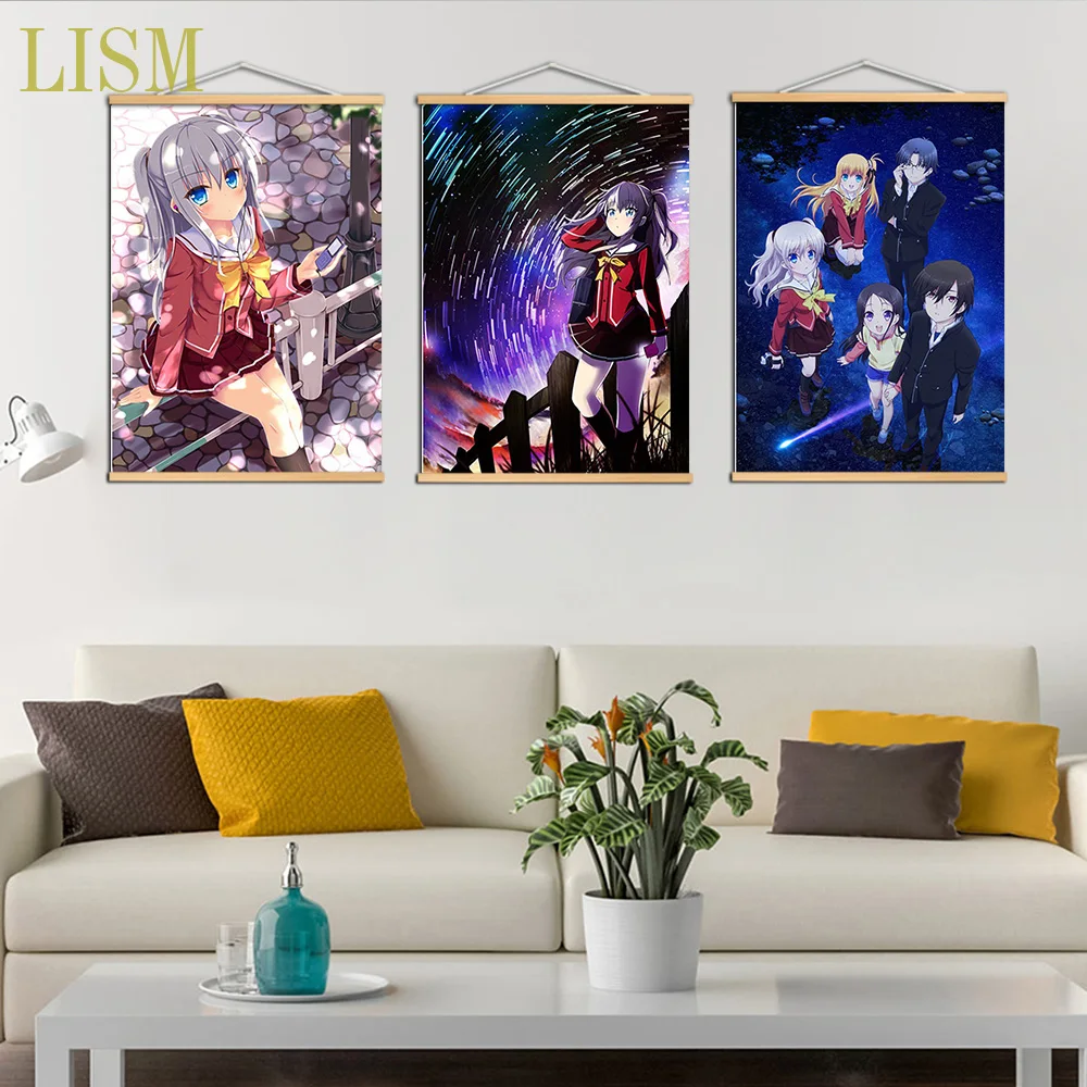 Манга Шарлотта Тори НАО ЮСА нишимори отосака Аюми для косплея Аниме настенный