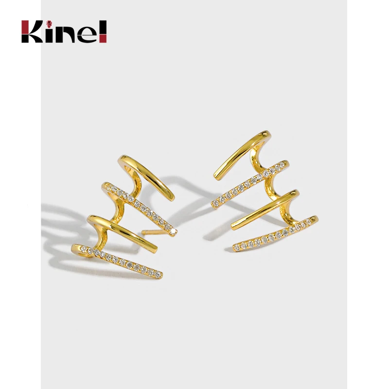 

Kinel в форме дуги микродержатель для женщин модные ювелирные изделия из стерлингового серебра 925 пробы для свадебной вечеринки