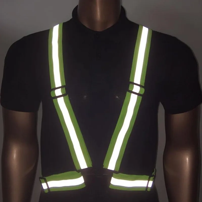 Велосипед обеспечивающие безопасность Светоотражающие жилет безопасности для