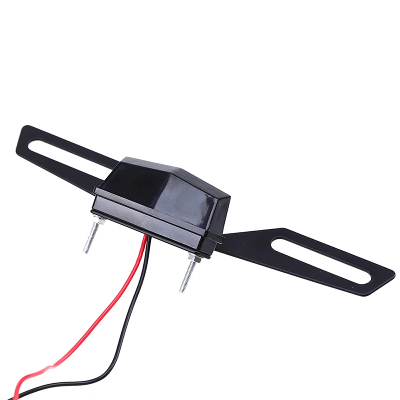 Задний светодиодный фонарь POSSBAY для мотоцикла белый свет 12 В подсветка номерного