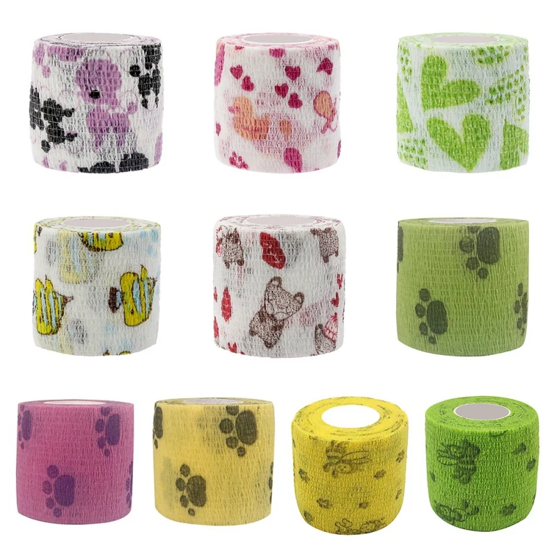 4 5 м цветные спортивные самоклеющиеся эластичные бандажные наколенники с