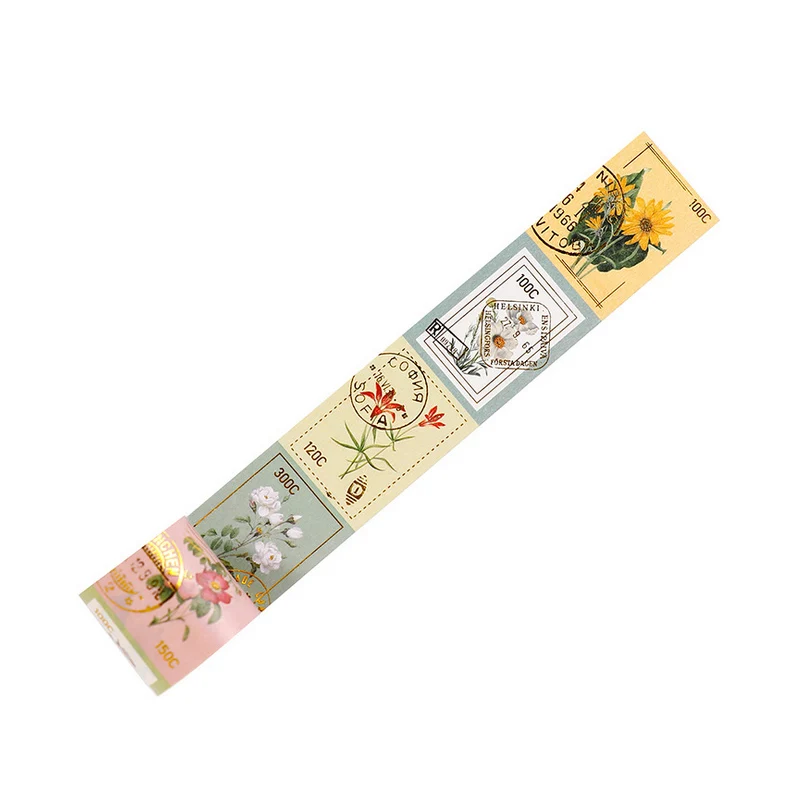

40mm*3m Retro Time Workshop Gilding Washi Tape DIY Decorative Scrapbooking Planner Masking Tape Label Sticker Stationery Tape