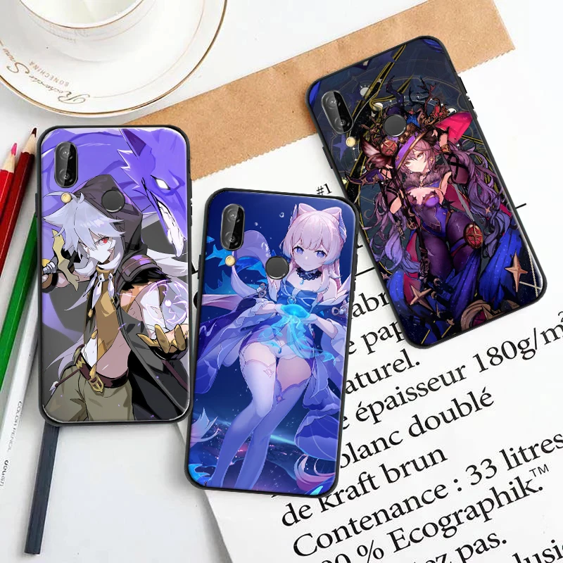 

Genshin Impact Raiden Shogun Baal Phone Case For Huawei P Smart Z 2019 2021 P20 P30 P40 P40 Lite Pro Soft TPU Silicon Cover
