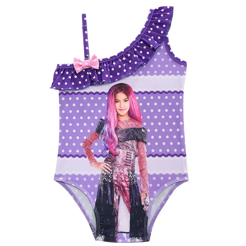 Детский Радужный пляжный купальник 3 потока детская пляжная туника для девочек с