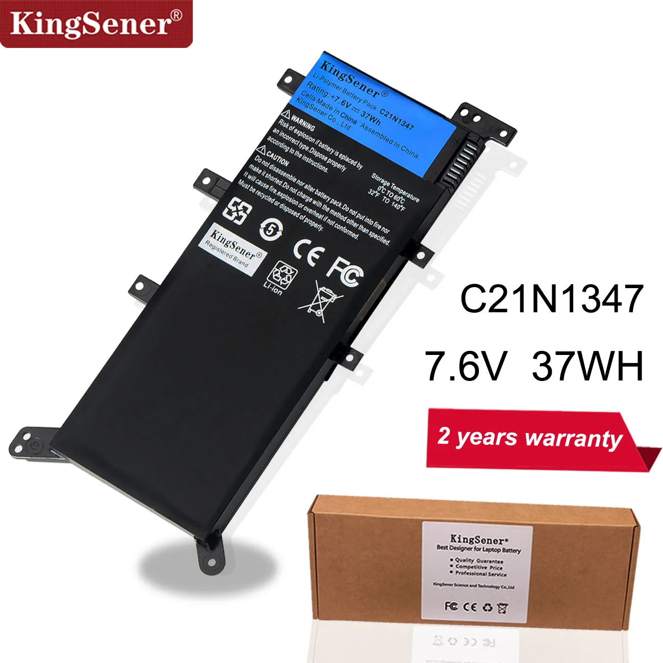 7,5 V 37WH KingSener C21N1347 аккумулятор для ноутбука ASUS X554L X555 X555L X555LA X555LD X555LN X555MA 2ICP4/63/134 C21N1347