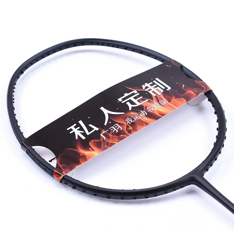 

Full Carbon Badminton Racket Super Light 72g Offensive Small Black Racket Adult Badminton Racket Single Shot