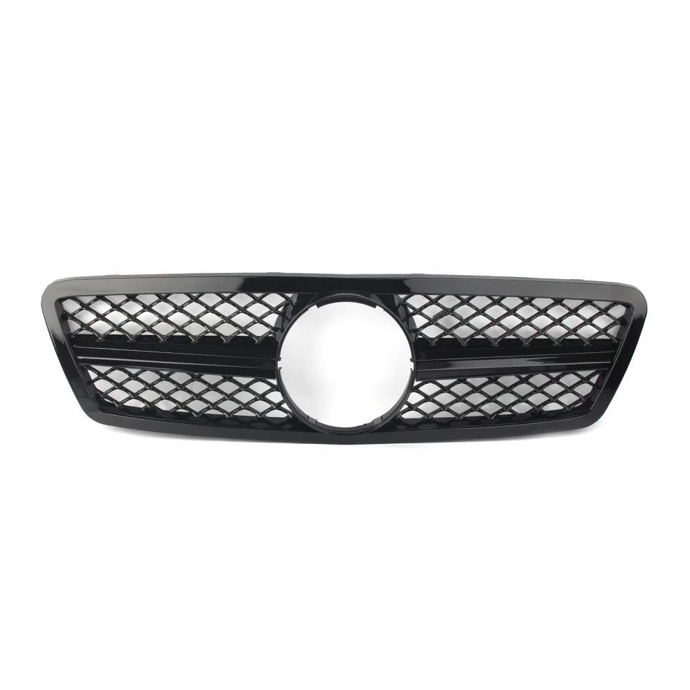 AMG Styling Car Front Grille Upper Grill For Mercedes-Benz C-Class W203 C280 C320 C240 C200 2000-2006 Sedan Gloss Black ABS | Автомобили и