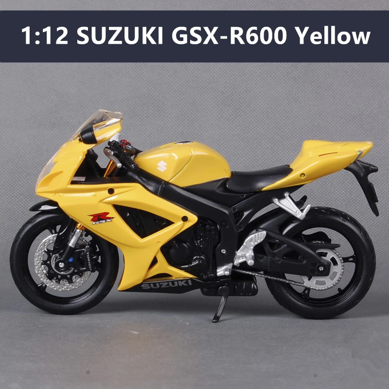 Suzuki GSX-R600 Maisto 1:12 Yamaha 450F моделирование сплав Мотокросс серии авторизованный модель мотоцикла игрушечный автомобиль - Цвет: Suzuki GSX-R600