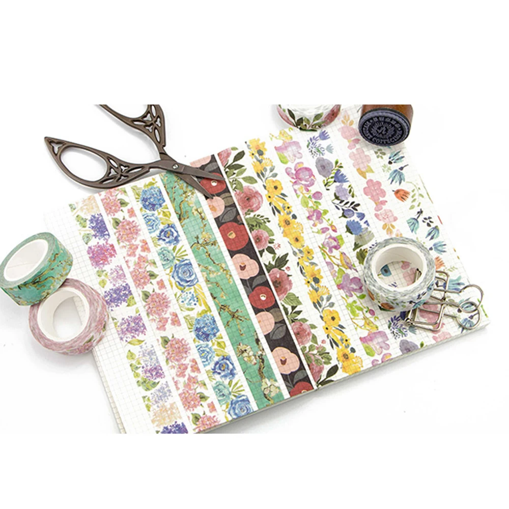 2020 новые садовые растения цветы Бумага васи лента суккулент вишня абрикос