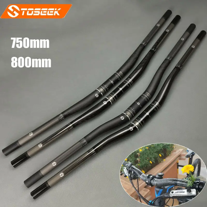 TOSEEK 31 8 мм MTB руль для велосипеда углеродный стояк из углеродного волокна ручка