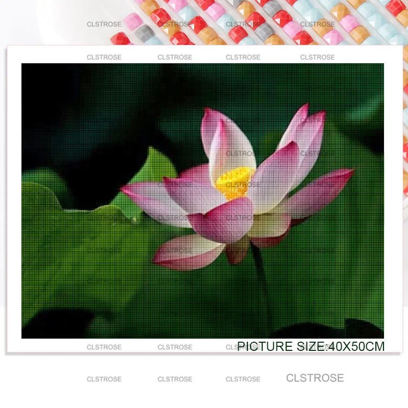 

Yellow and Pink Floral Home Decoration Diamond Painting Full Set of Handmade Embroidery Gift Wall Decoration