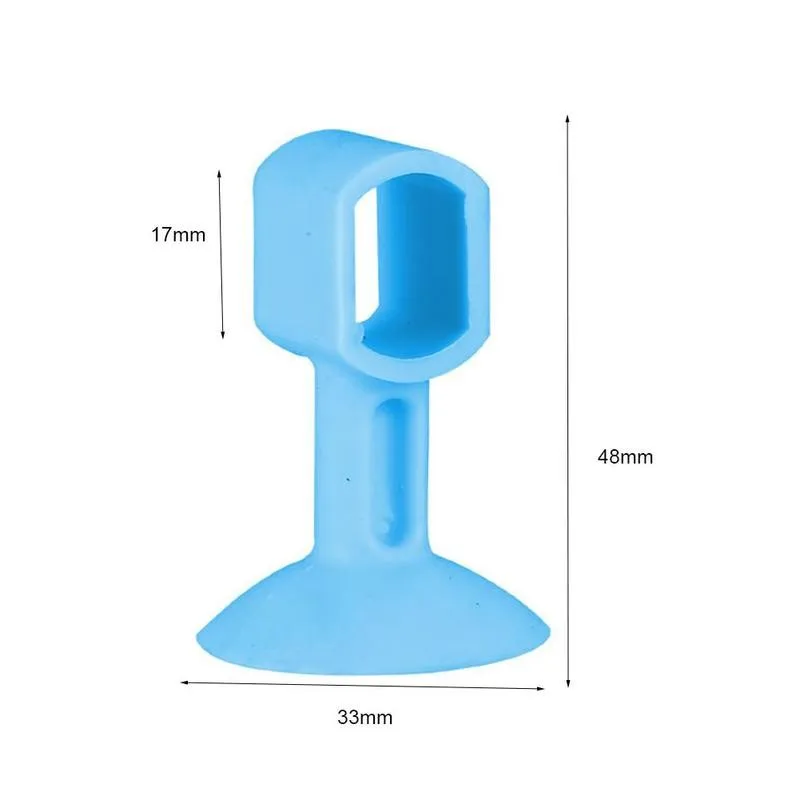 

6 Colors Silicone Sucker Door Rear Anti-collision Suction Rubber Colorful Door Door Pad Protective Sucker Mat Cup Practical B2D1
