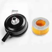 durable air filter silencer air compressor 20mm male thread canister filter silencerinner hole mechanical hardware tool