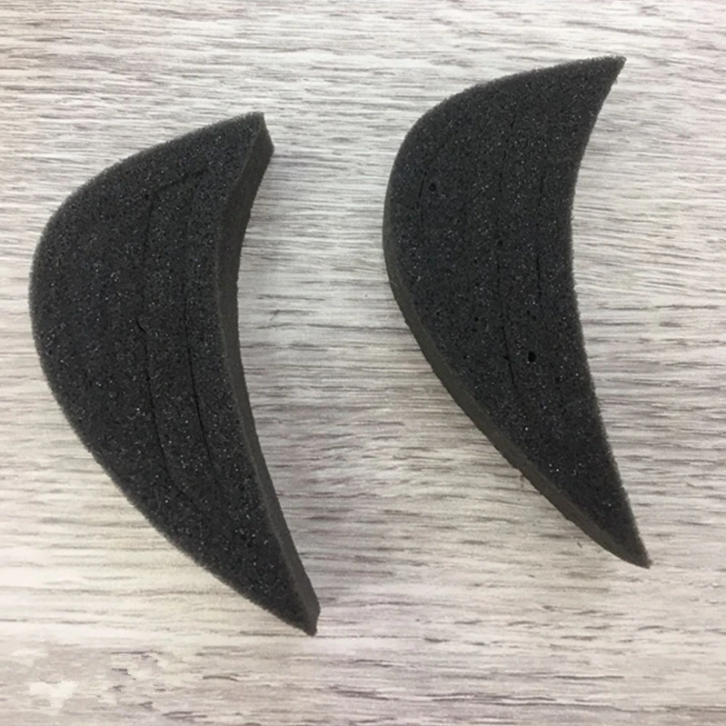 Adjustment Black 1 пара Губка для передней части стопы вставка для носка заглушка для половинной части стопы Подушка против боли Нескользящая Передняя верхняя часть наполнитель обуви Регулировка стелька с высоким каблуком - Цвет: Adjustment Black