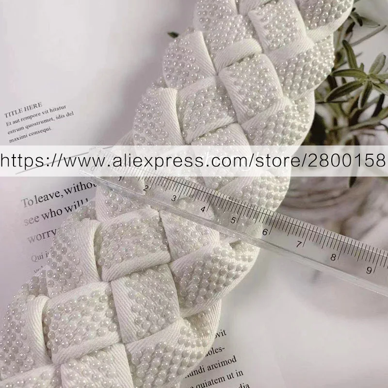 Fashion Rhinestone Pearl Twist Bridal Wedding Party Shoes Accessories For high Heels Flats Slipper Shoe Decorations flower