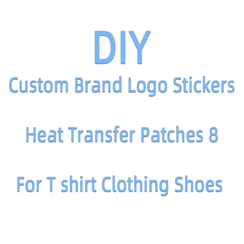 

DIY Brand LOGO Patches For Clothes Iron on Patches For Hat Jeans Sticker Heat Transfer Patch For Clothing Applique Badge Decor