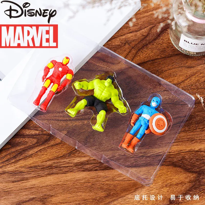 

Ластик «мстители» Disney, милая креативная Канцелярия для начальной школы с изображением Человека-паука, подарки и подарки для обучения