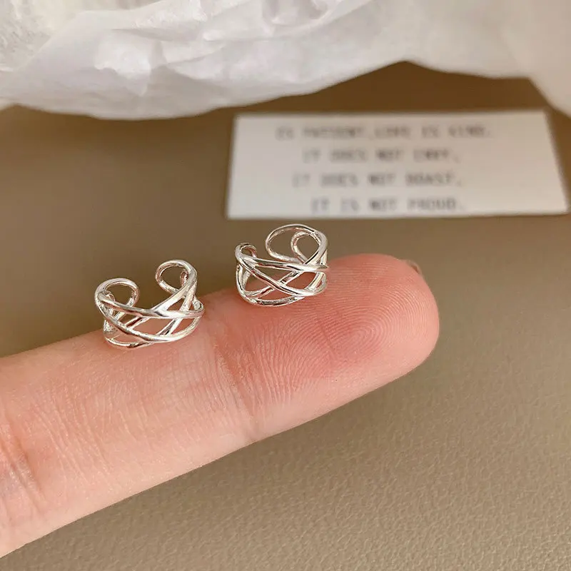 Модные клипсы для ушей в форме сердца без пирсинга серьги женщин и девушек