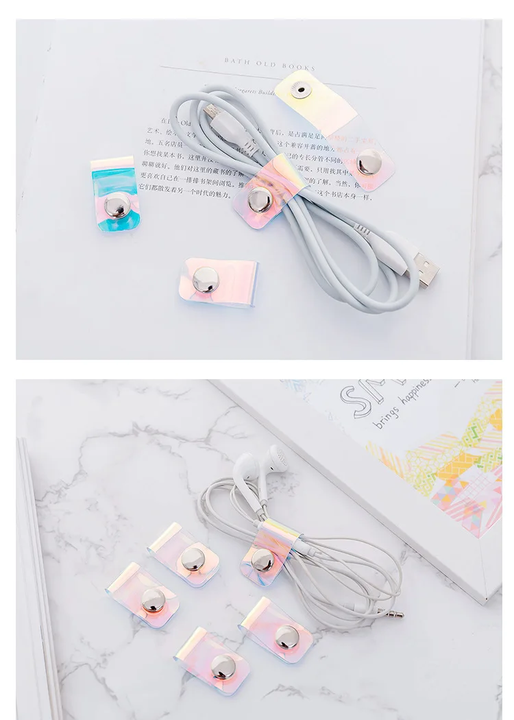 Новинка 100 шт./лот устройство для намотки кабеля ПК органайзер проводов USB