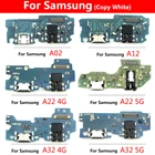 Новинка Зарядное устройство USB для Samsung Galaxy A21S A02 A12 A22 A32 4G 5G M51 USB зарядная док-станция разъем порт разъем гибкий кабель