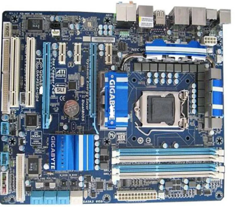 

original motherboard GA-P55A-UD4 mainboard LGA 1156 DDR3 16GB For I5 I7 CPU P55A-UD4 P55 used Desktop motherboard