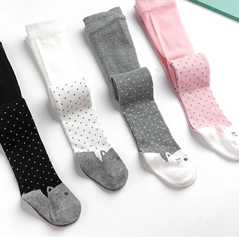 

Baby Autumn Spring Tights Baby Toddler Kid Girl Stockings Cotton Cat Pantyhose Solid Cartoon Newborn Tight Infant Pantyhose