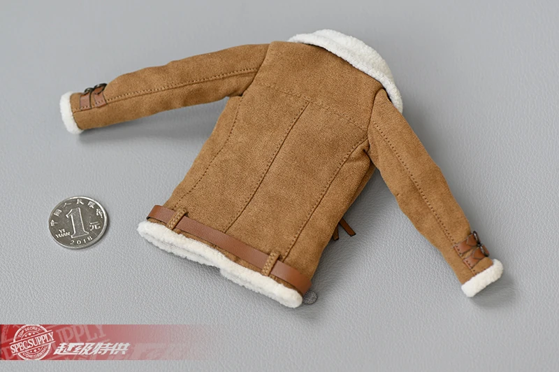 Коллекция 1/6 года модель женщины солдата с одеждой куртка из шкуры ягненка