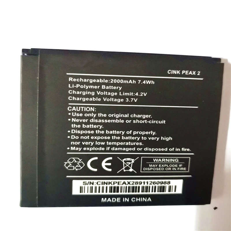 Высокое качество cink peax 2 батарея для Wiko аккумулятор Мобильный телефон батареи с
