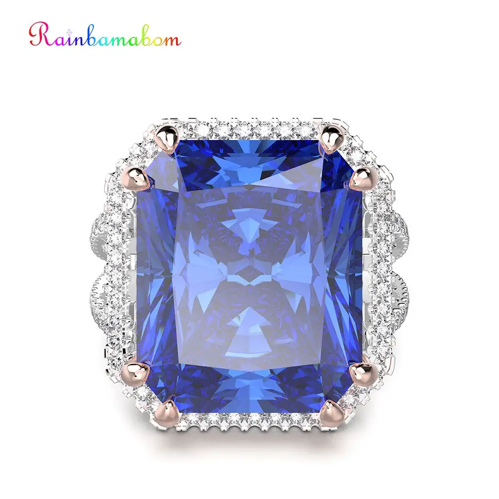 Драгоценный камень с муассанитом и драгоценным камнем|Кольца| |