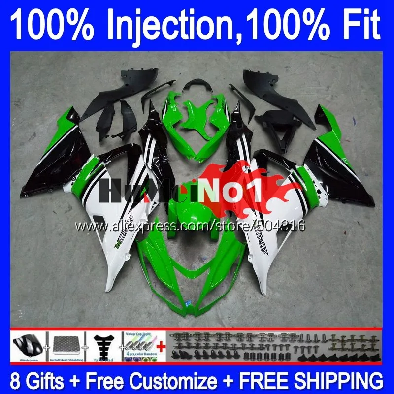 

Body For KAWASAKI NINJA ZX636 ZX 6R 6 R 636 ZX6R 09 10 11 12 58MC.130 600CC ZX-636 ZX-6R 2009 2010 2011 2012 Fairing Stock green