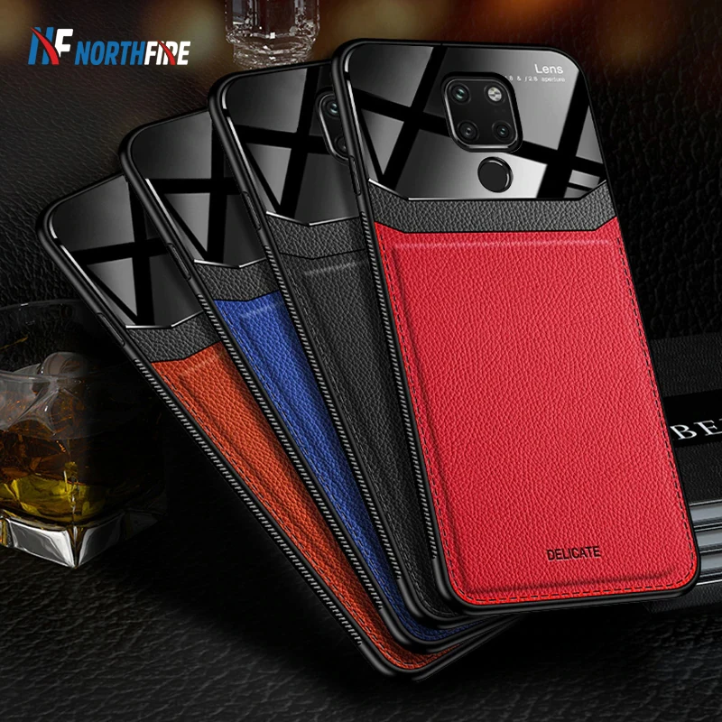 Деловой зеркальный чехол из искусственной кожи для Huawei P30 Pro Mate 30 P20 P10 Plus 10 20 Nova 2S 3 3i