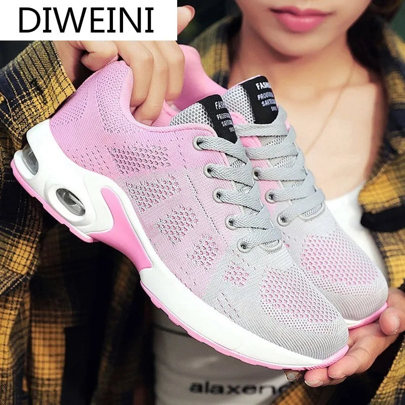 

2021 Women Fall Running Shoes Breathable Casual Shoes Outdoor Lightweight Comfortable Shockproof Sneakers Fashion Women's Shoes