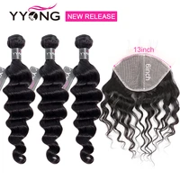 t 13x16x1 ear to ear lace closure with bundles remy brazilian human hair weave bundles with t part lace closure half handtied