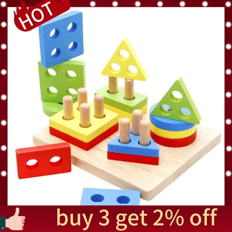 Cute Animal Wooden Whistle Music Instrument Toy Kids Toddler Educational Toy