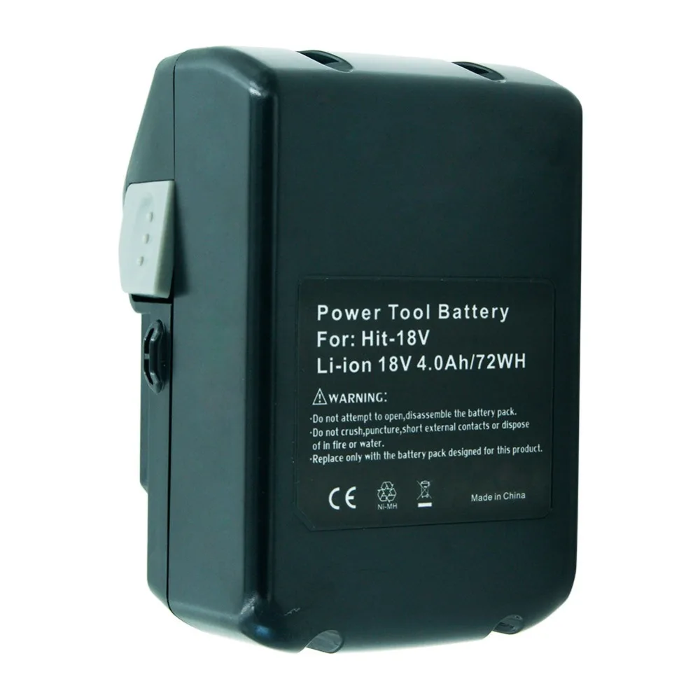 

High Capacity 4000mAh 18V Lithium Replacement rechargeable battery for Hitachi Power Tools BSL1830 BSL1840 DSL18DSAL BSL1815X