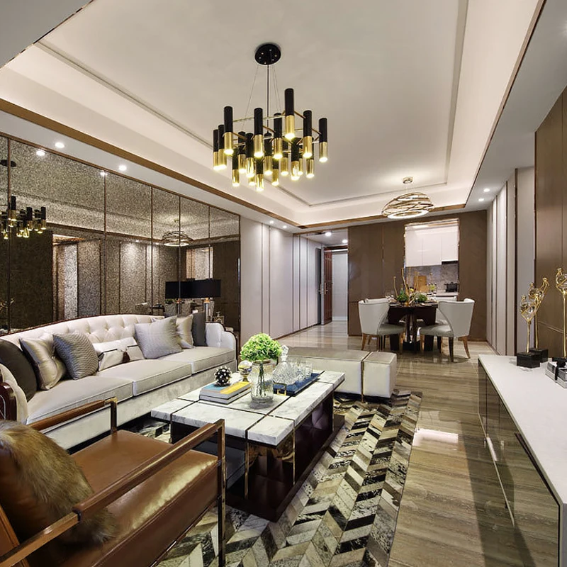 Northern European Style Restaurant Chandelier Creative Designer For Living Room Lights Villa Hotel Post Modern Bedroom Lamp | Лампы и