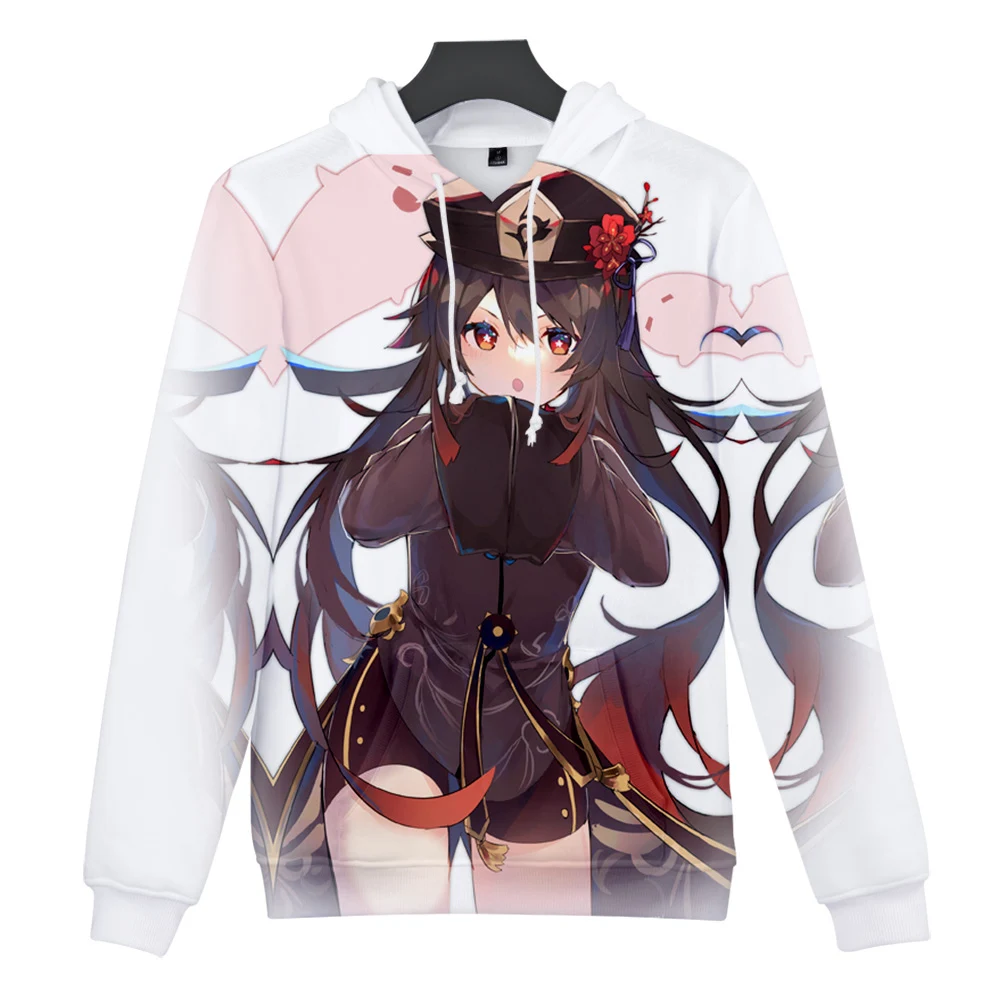 

Popular Cosplay Genshin Impact Hu Tao 3D printed Hoodies Sweatshirts Boys/Girls Sweatshirt Adult Child Casual Pullovers Tops