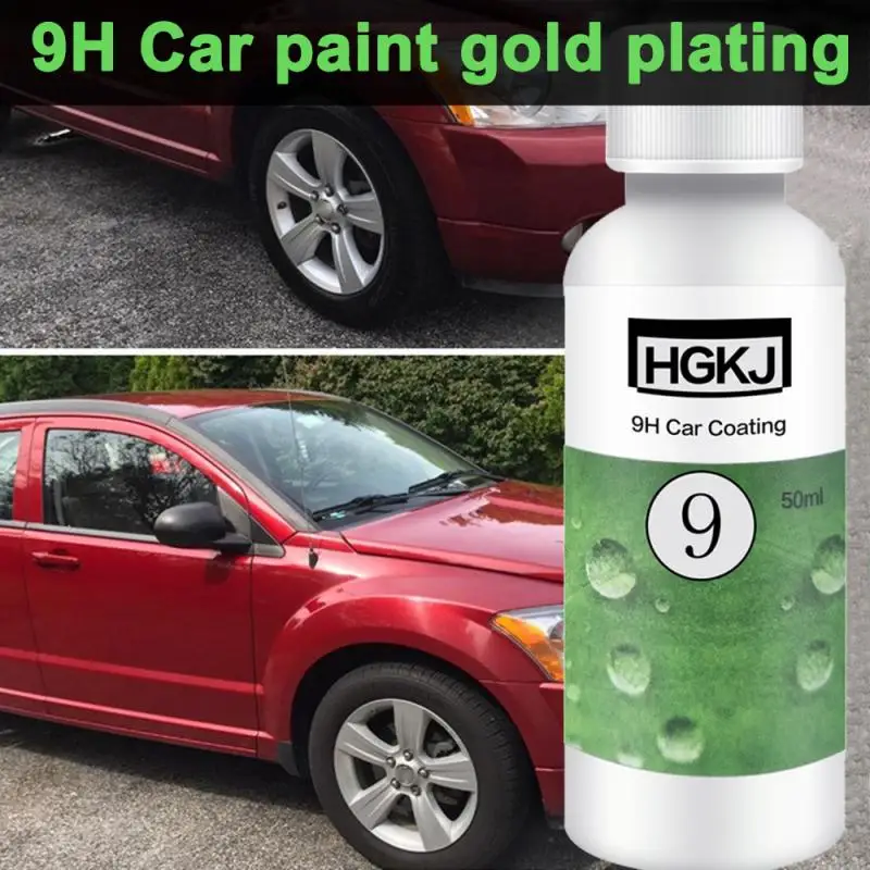 

9H Car Paint Coating Super Hydrophobic Glass Liquid Ceramic Vehicle Caring Car Wash Maintenance Paint Care 50ML