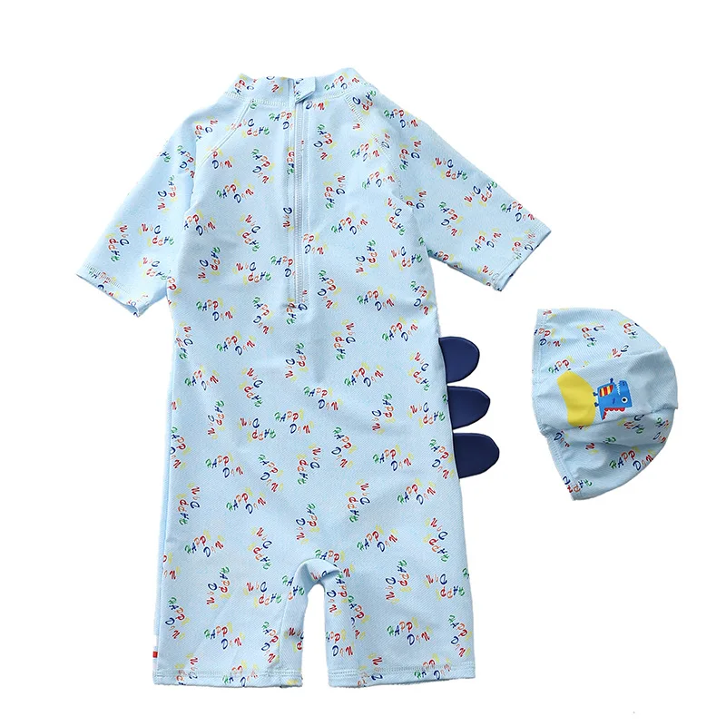 

Swimsuit Kids Anti-UV Baby Boy Swimwear One Piece Clothes Baby Bath Cute Dinosaur Swimming Suit for Boys Child Summer Beach Wear
