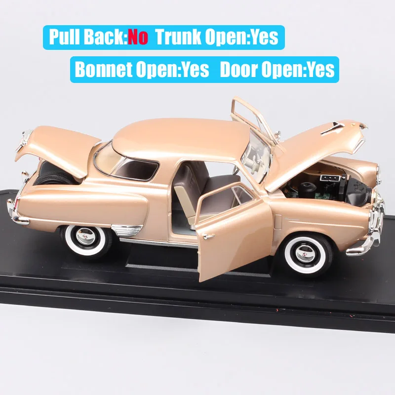Масштаб 1:18 старые автомобили 1950 студенческий Чемпион золотые Литые и игрушечные