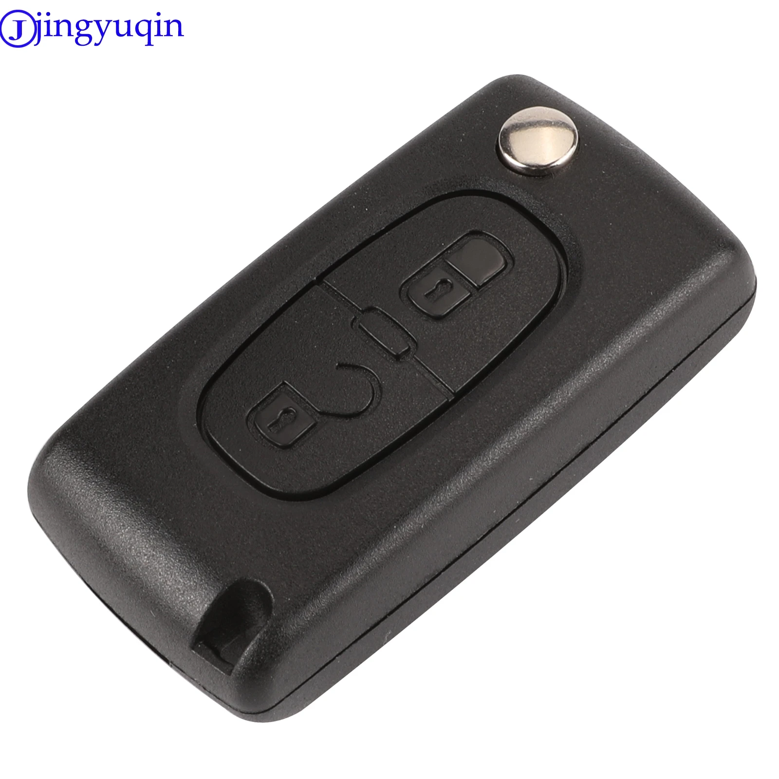 Jingyuqin ключи чехол в виде ракушки для peugeot 307 407 308 607 для Citroen C2 C3 C4 C5 C6 C8 XSARA пика CE523 HU83 CE536 VA2