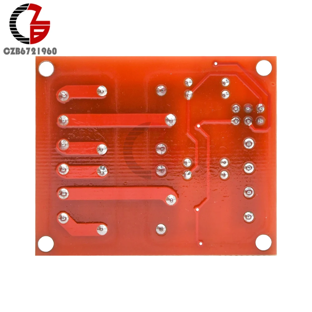 2 канала DC 24V Красный PCB релейный модуль высокого и низкого уровня триггерный с