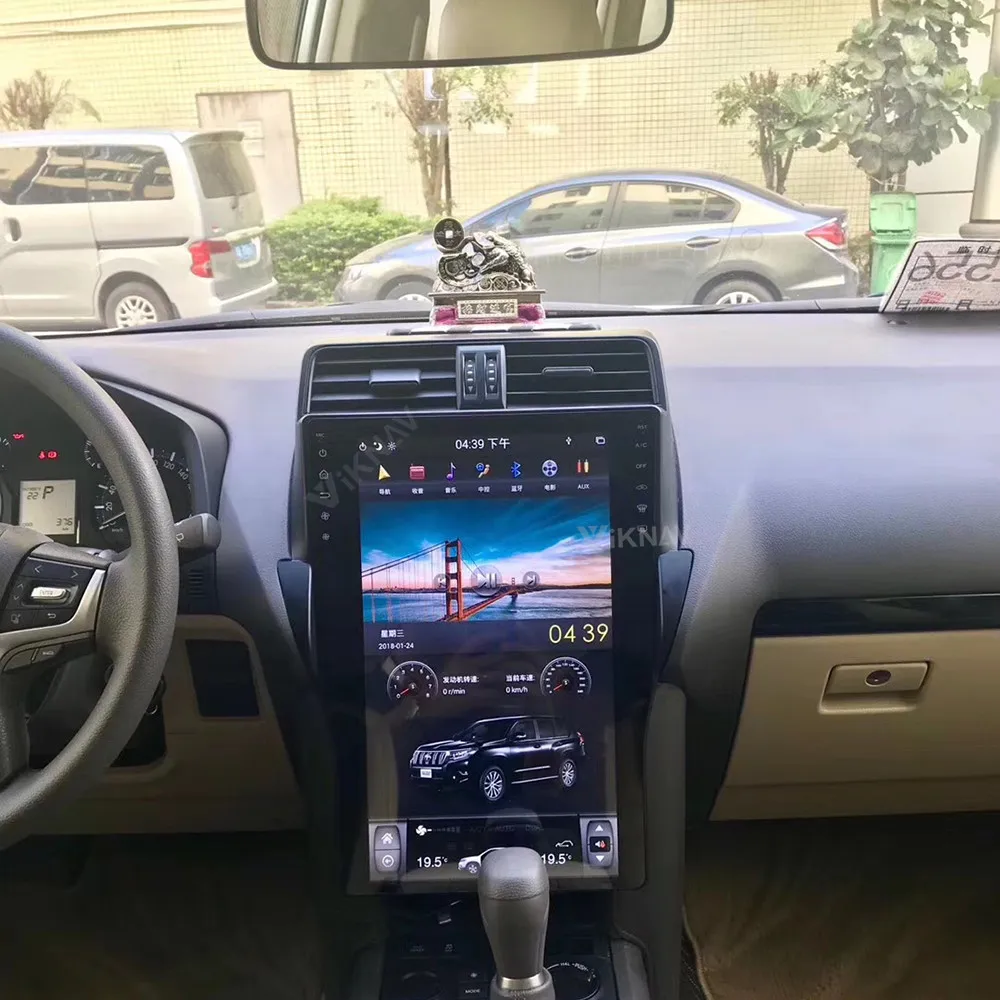 Android система Автомобильный GPS навигатор Авто Радио dvd плеер для TOYOTA Land Cruiser Prado 2018