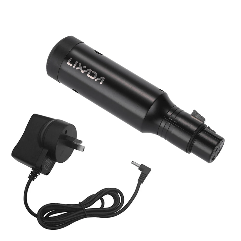 

Lixada Rechargeable 2.4G ISM DMX512 Wireless 3 Pins AU/EU/UK/US Plug Female Receiver for Stage PAR Light